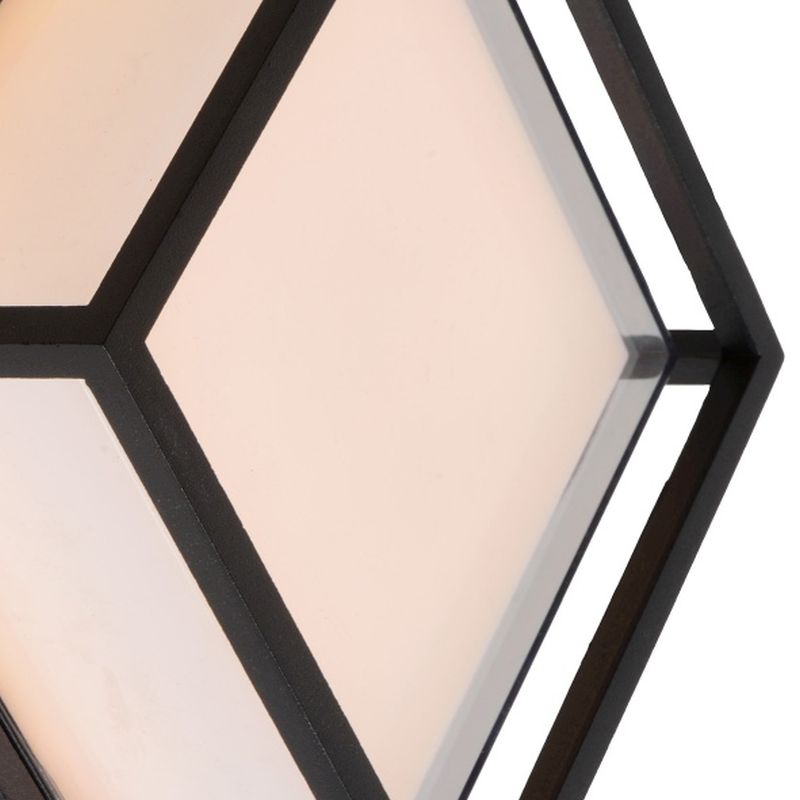 Lucide SINGA LED - Nástenné svietidlo Vonkajšie - LED - 1x9,6W 3000K - IP54 - Čierne